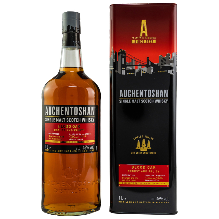Auchentoshan Blood Oak 1 Ltr. Flasche